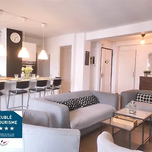 Standing, 3 Chambres, Clim Et Garage Priv Proche Panier Et Terrasses Port Apartamento Marsella